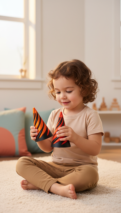 Pirâmide Impossível Fidget Sensorial Alívio Estresse