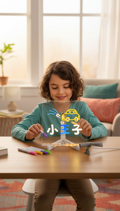 Quadro de Mensagens LED Luminoso - Organização Visual e Comunicação