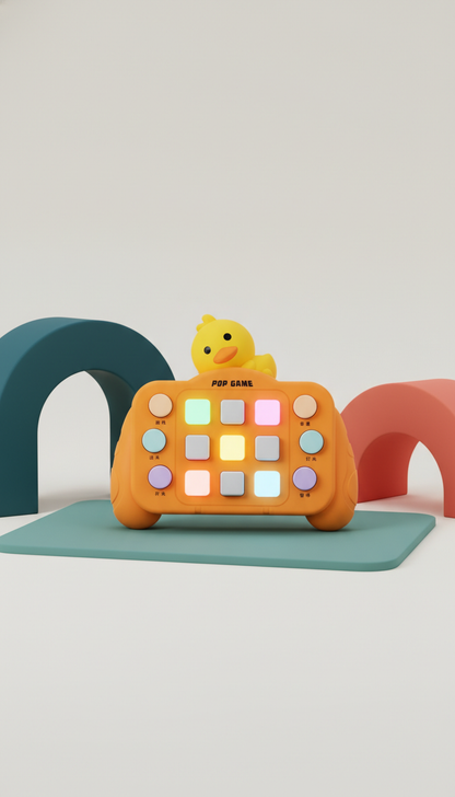 Busy Board Montessori LED - Painel Sensorial Bilíngue Infantil