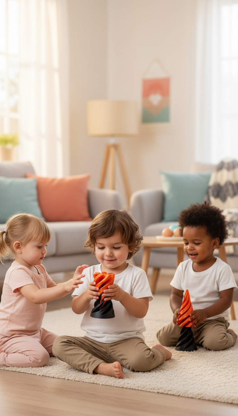 Pirâmide Impossível Fidget Sensorial Alívio Estresse