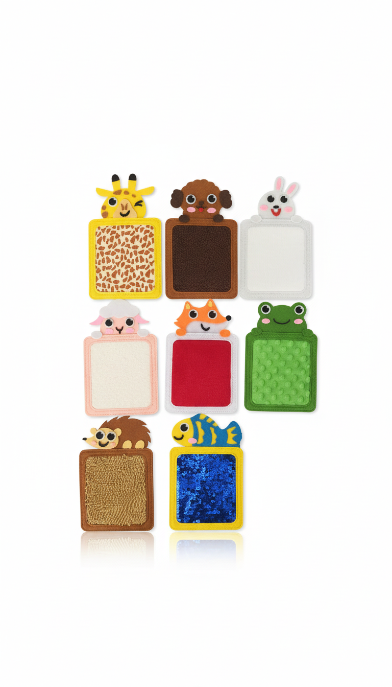 Tapetes Sensoriais de Feltro Animais para Autismo e TDAH