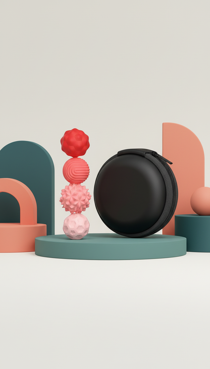 Bolas Magnéticas Fidget Silicone - Alívio Estresse Autismo TDAH