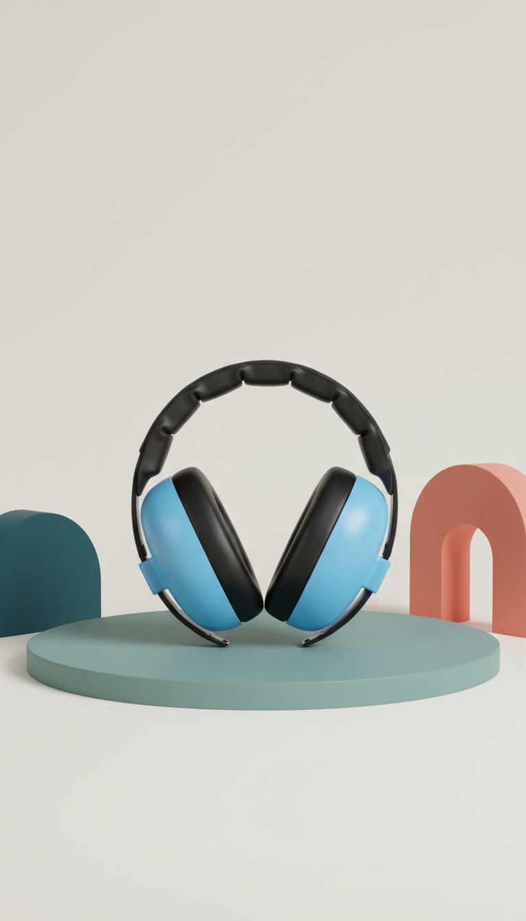 Abafador Ruído Bebê Faixa - Conforto Sensorial Descanso 23dB