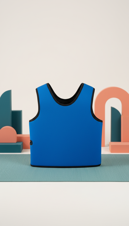 Colete Sensorial Compressão Infantil Conforto Foco Respirável