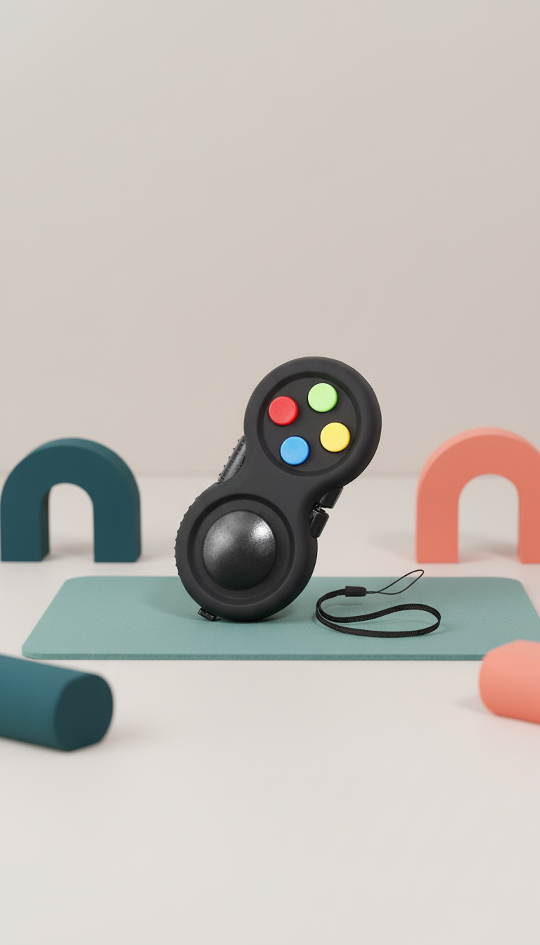 Fidget Pad Controlador Antiestresse - Alívio Ansiedade Adultos