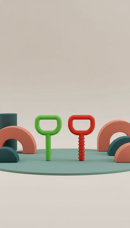 Mordedor Sensorial Oral Silicone - Estímulo Motor Infantil