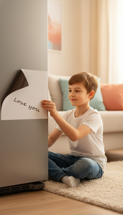 Placa branca apagável a seco tamanho a4 para geladeira, quadro branco magnético, planejador portátil de 11.8 "x 8.2" para geladeira