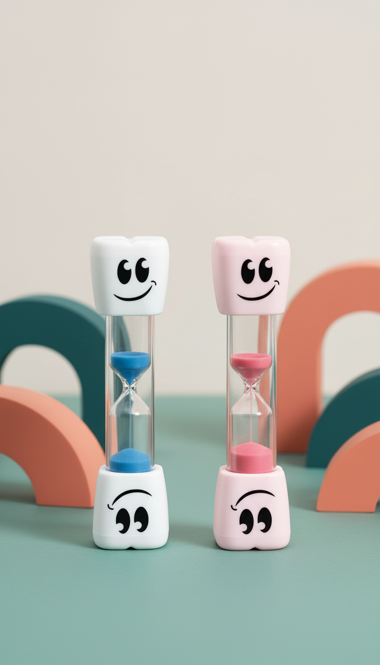 Ampulheta Sensorial Smile 2min - Foco e Concentração Infantil