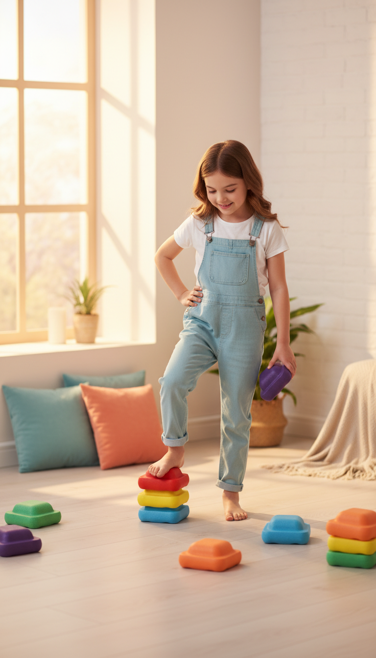 Blocos Equilíbrio Espuma - Desenvolvimento Motor Grosso