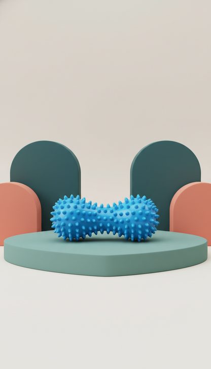 Bola de Massagem Amendoim Sensorial PVC - Alívio Muscular e Relaxamento