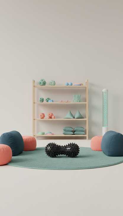 Bola de Massagem Amendoim Sensorial PVC - Alívio Muscular e Relaxamento