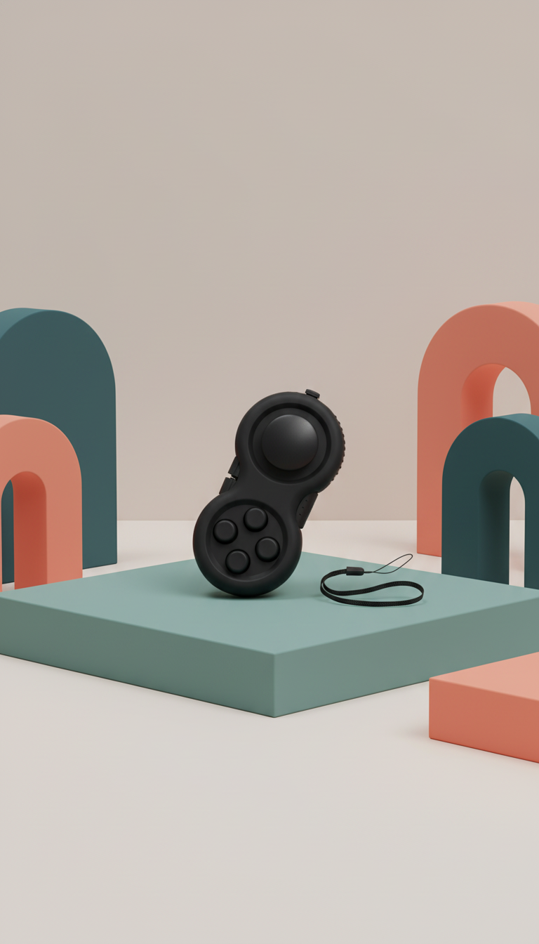 Fidget Pad Controlador Antiestresse - Alívio Ansiedade Adultos