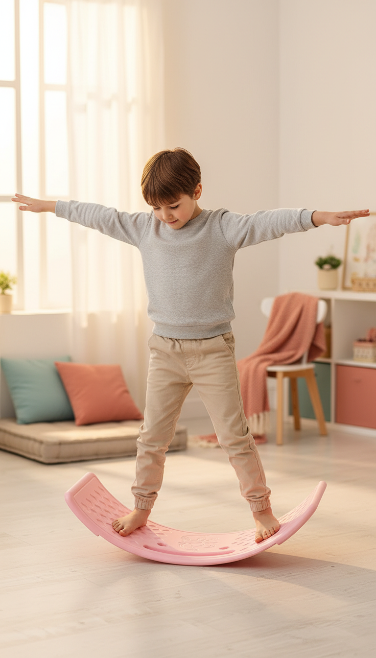 Prancha Equilíbrio Curva - Desenvolvimento Motor Proprioceptivo