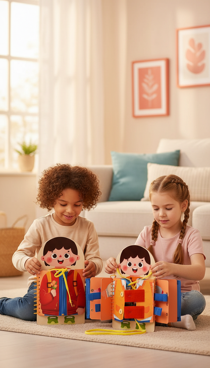 Quadro Ocupado Montessori Bilíngue - Aprenda Inglês Brincando