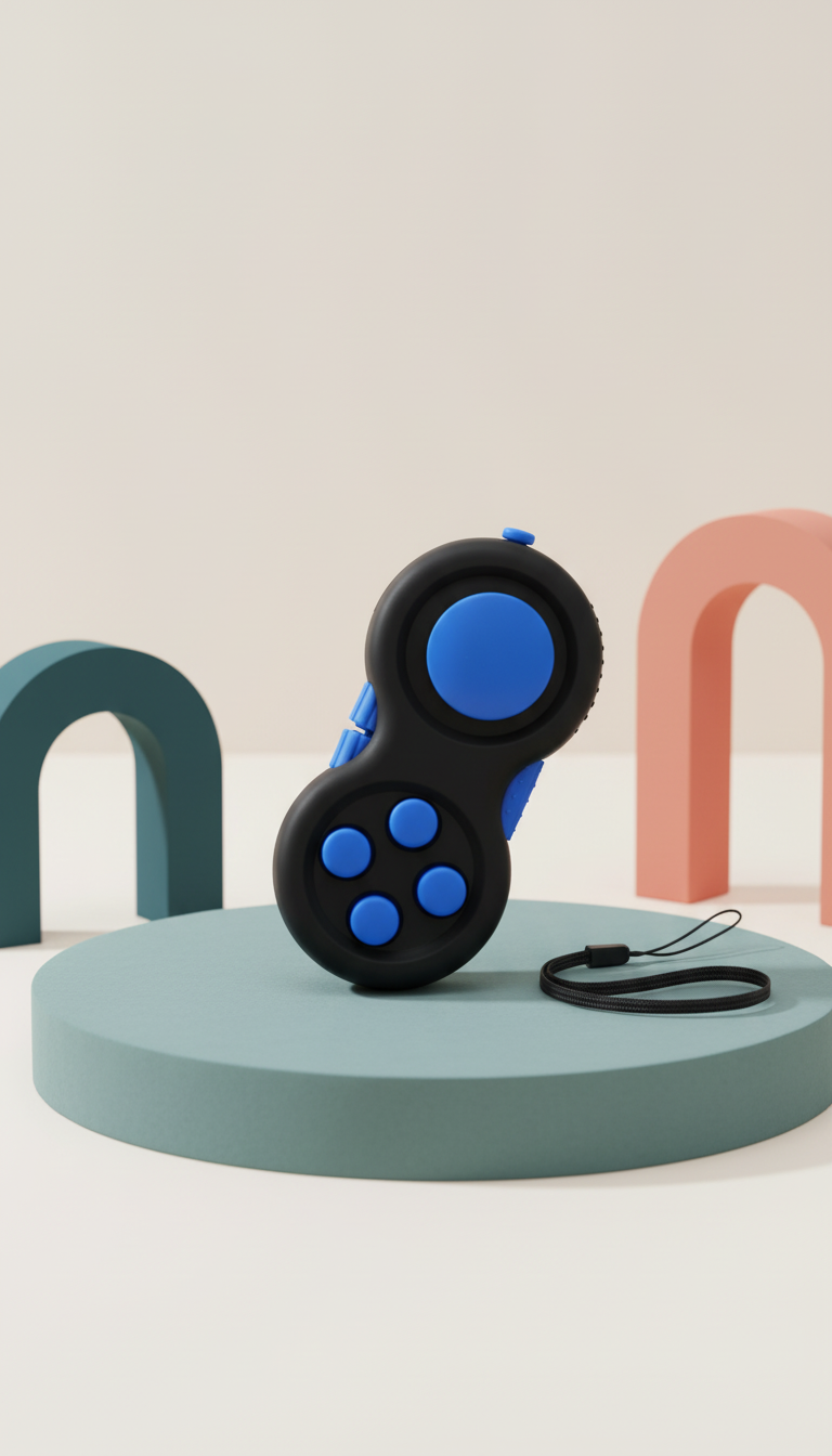 Fidget Pad Controlador Antiestresse - Alívio Ansiedade Adultos