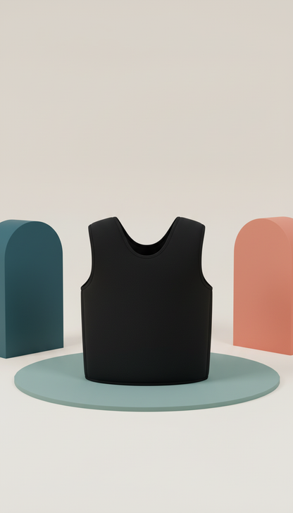 Colete Sensorial Compressão Infantil Conforto Foco Respirável