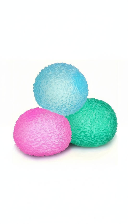 Bola Sensorial Texturizada Gel - Alívio Estresse Squeeze Macio