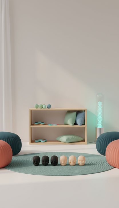 Bola Antiestresse Emoções Faciais - Alívio Estresse e Ansiedade