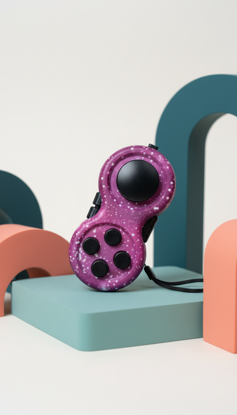 Fidget Pad Controlador Antiestresse - Alívio Ansiedade Adultos