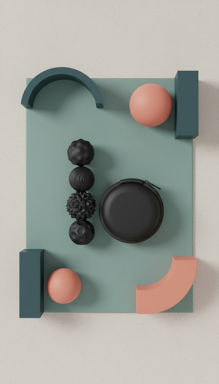 Bolas Magnéticas Fidget Silicone - Alívio Estresse Autismo TDAH