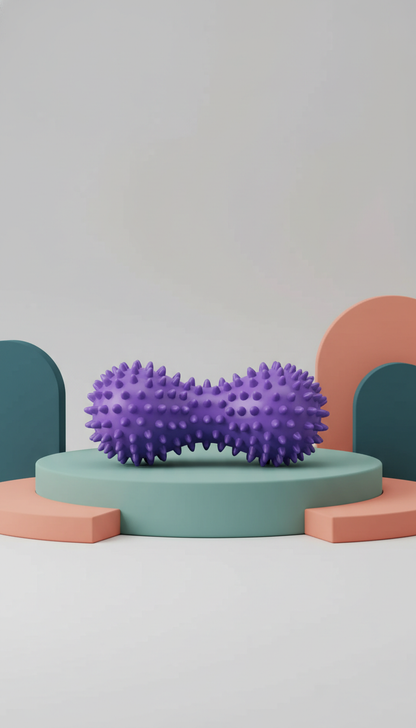 Bola de Massagem Amendoim Sensorial PVC - Alívio Muscular e Relaxamento