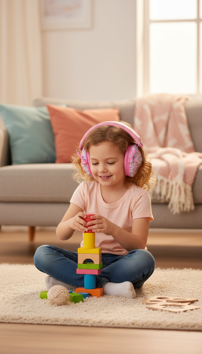 Abafador Ruído Infantil Unicórnio - Conforto Sensorial 25dB