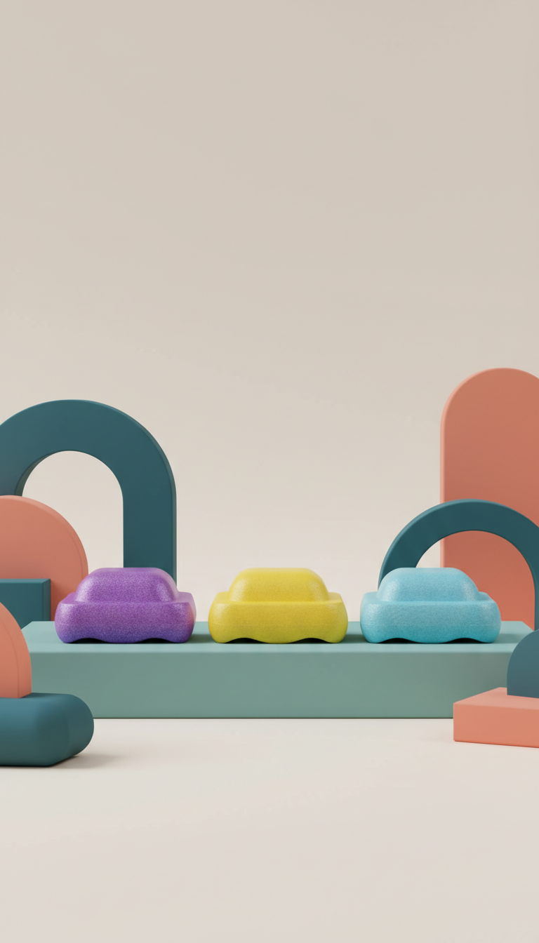 Blocos Equilíbrio Espuma - Desenvolvimento Motor Grosso