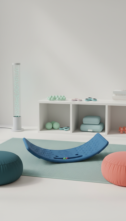 Prancha Equilíbrio Curva - Desenvolvimento Motor Proprioceptivo