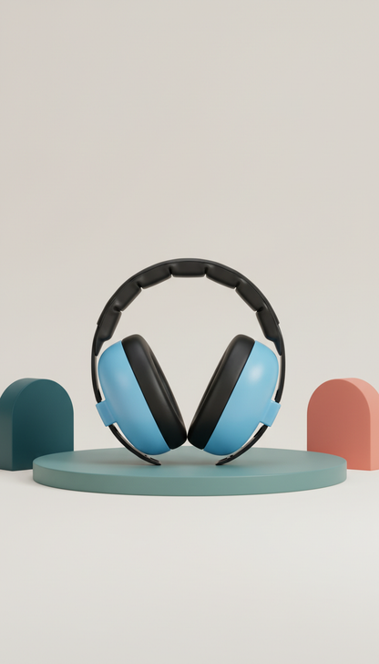 Abafador Ruído Bebê Faixa - Conforto Sensorial Descanso 23dB