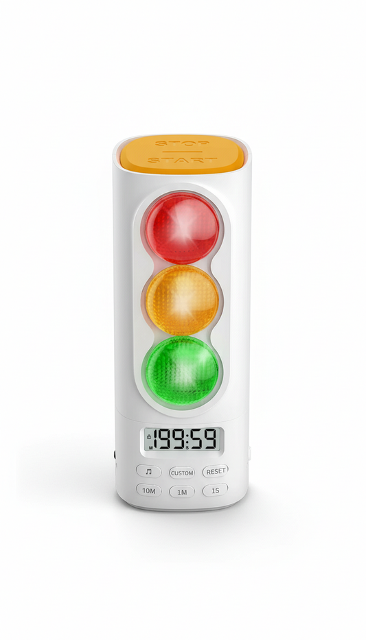 Temporizador Visual Semáforo - Gestão Tempo Cores Infantil
