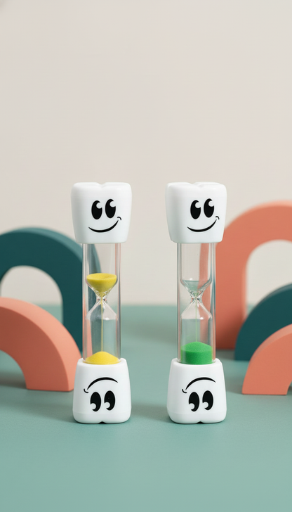 Ampulheta Sensorial Smile 2min - Foco e Concentração Infantil