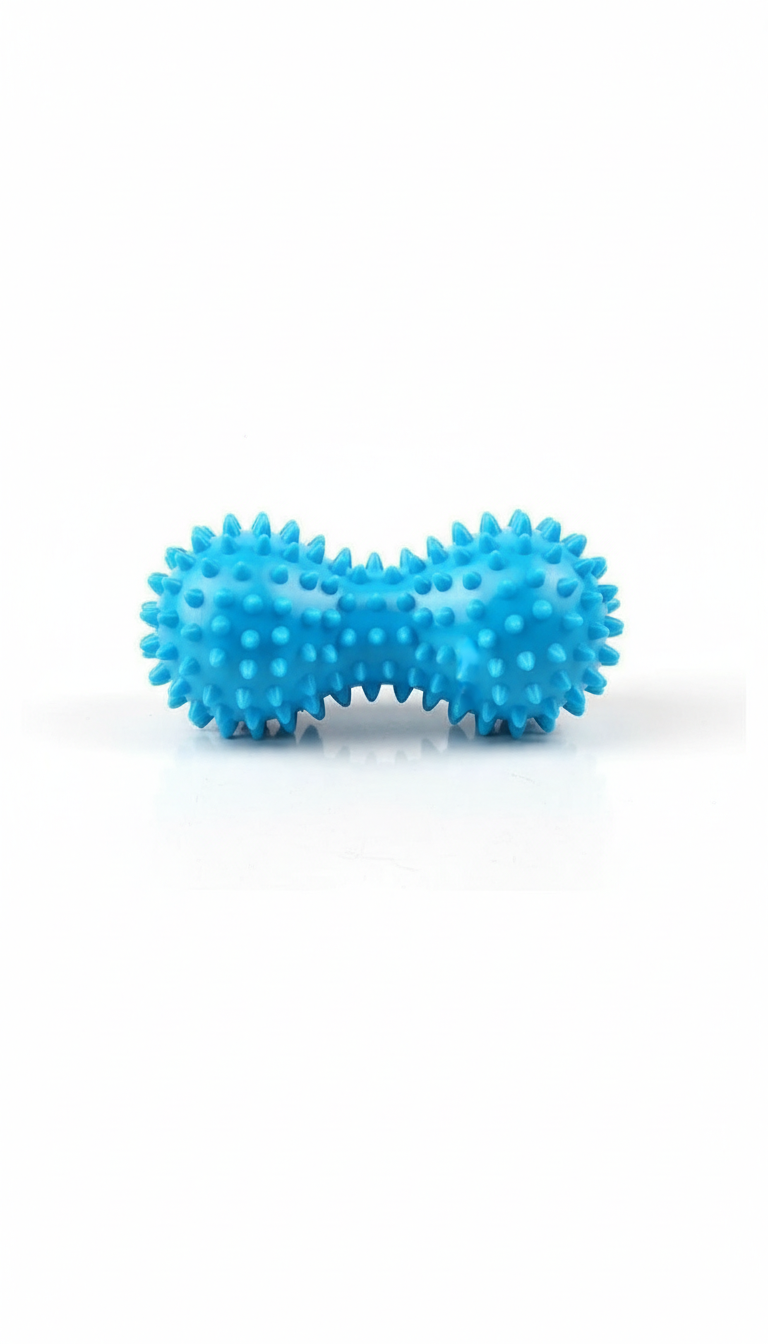 Bola de Massagem Amendoim Sensorial PVC - Alívio Muscular e Relaxamento