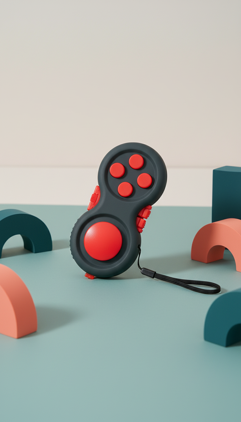 Fidget Pad Controlador Antiestresse - Alívio Ansiedade Adultos