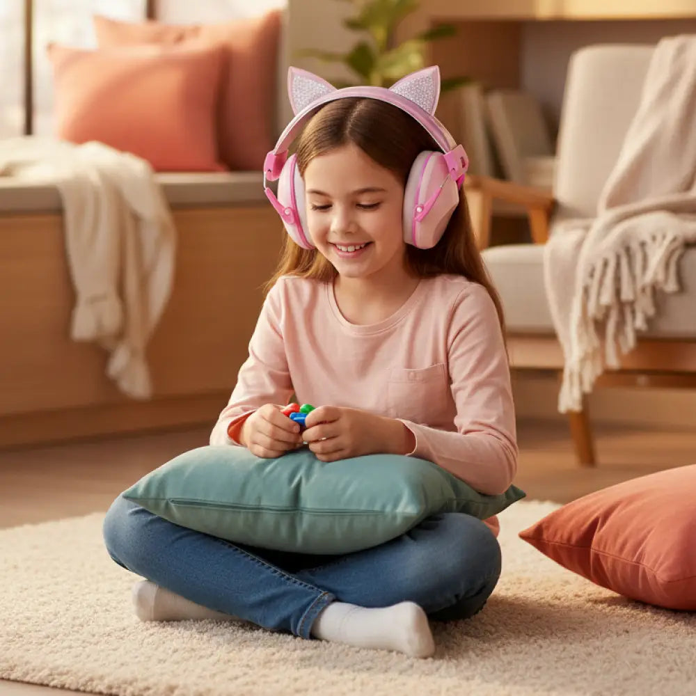 Abafador de Ruido Infantil ABS PU 28dB SNR Incluo - imagem 3