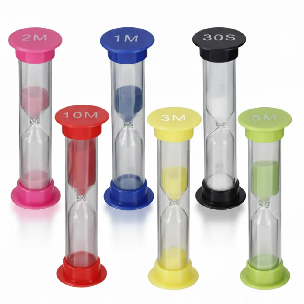 Ampulhetas Coloridas Kit 6 Tempos Incluo