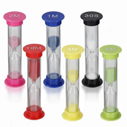 Ampulhetas Coloridas Kit 6 Tempos Incluo