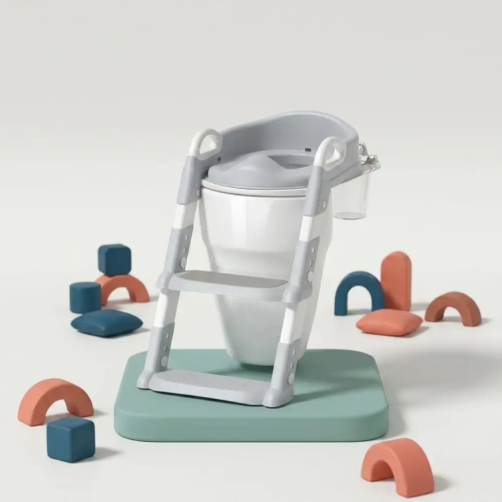 Assento Sanitario Infantil Dobravel com Degraus Incluo - imagem 3