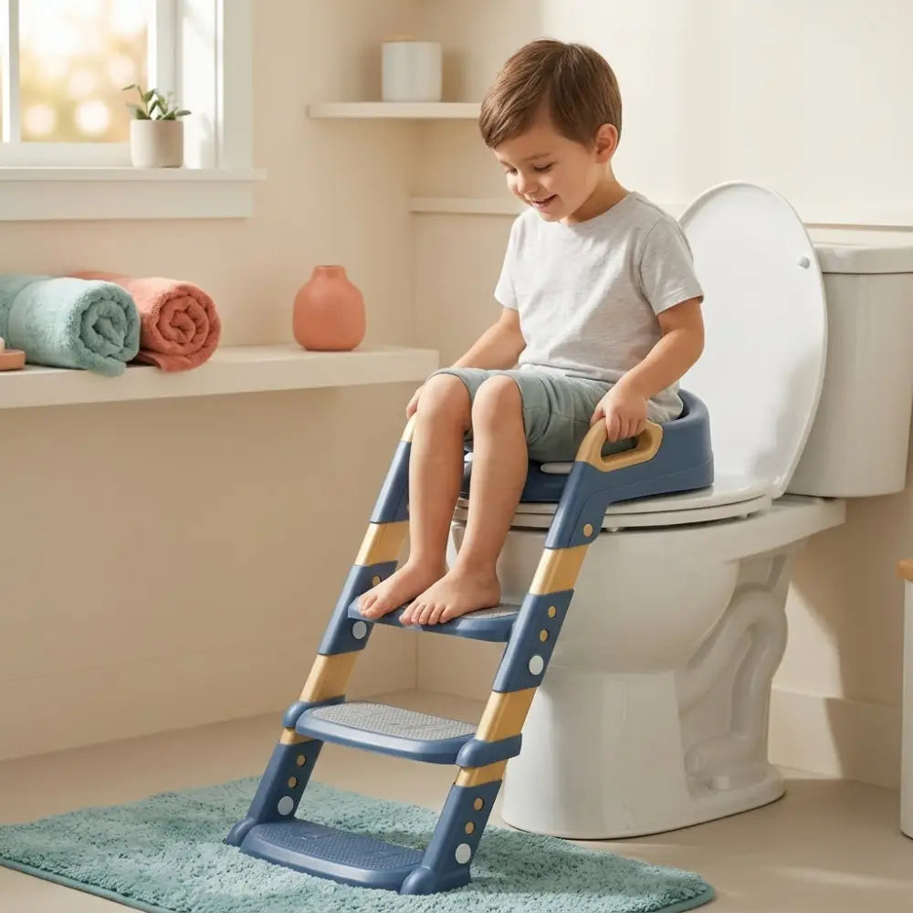 Assento Sanitario Infantil Dobravel com Degraus Incluo - imagem 5