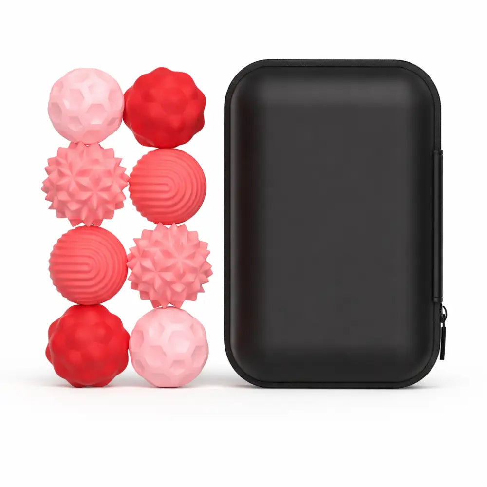 Bolas Magnéticas Fidget de Silicone com 4 Texturas Incluo