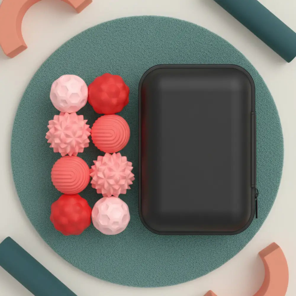 Bolas Magnéticas Fidget de Silicone com 4 Texturas Incluo - imagem 6
