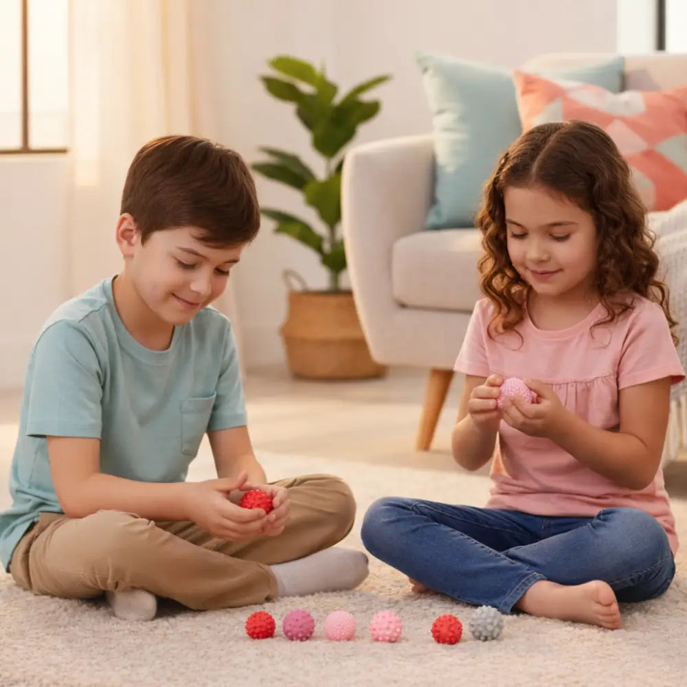 Bolas Magnéticas Fidget de Silicone com 4 Texturas Incluo - imagem 3