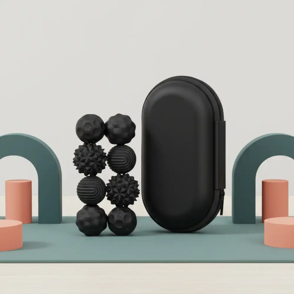 Bolas Magnéticas Fidget de Silicone com 4 Texturas Incluo - imagem 5