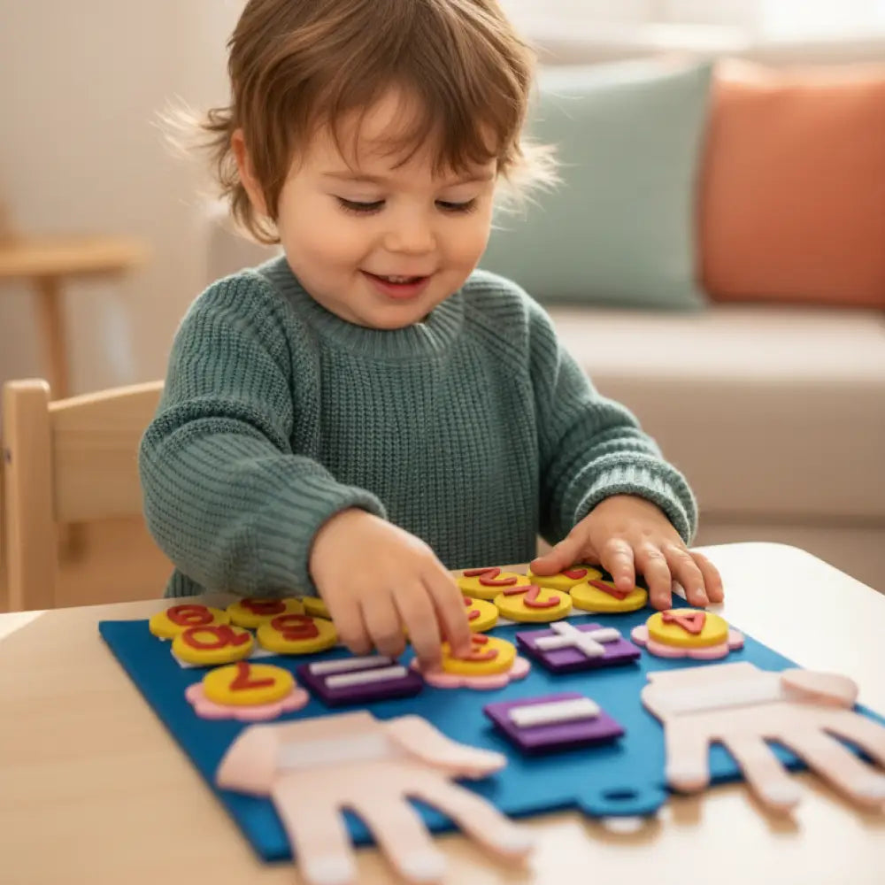 Brinquedo Educativo de Matemática em Feltro - Contagem de Números — imagem 3