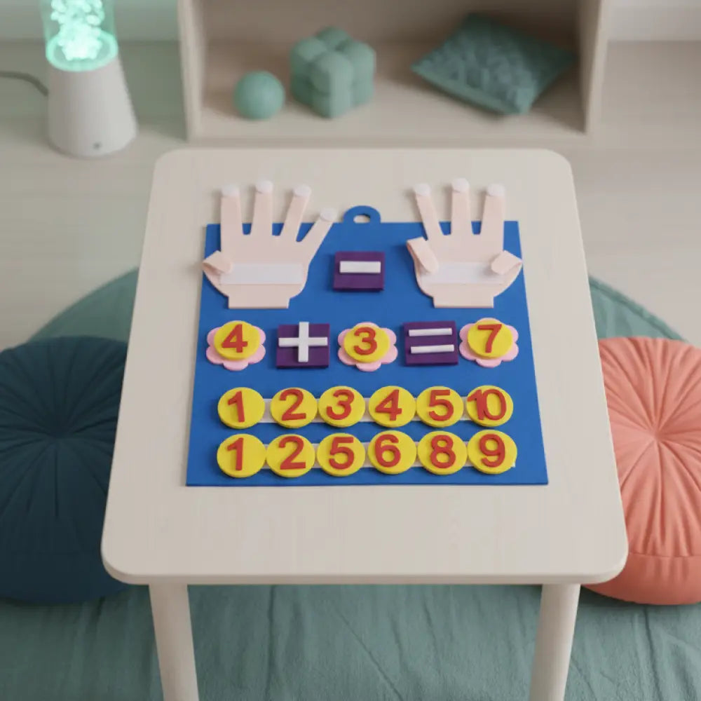 Brinquedo Educativo de Matemática em Feltro - Contagem de Números — imagem 4