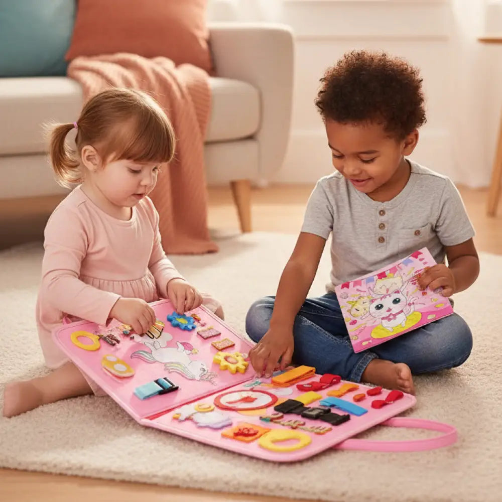Busy Board Montessori Mochila Incluo - imagem 4