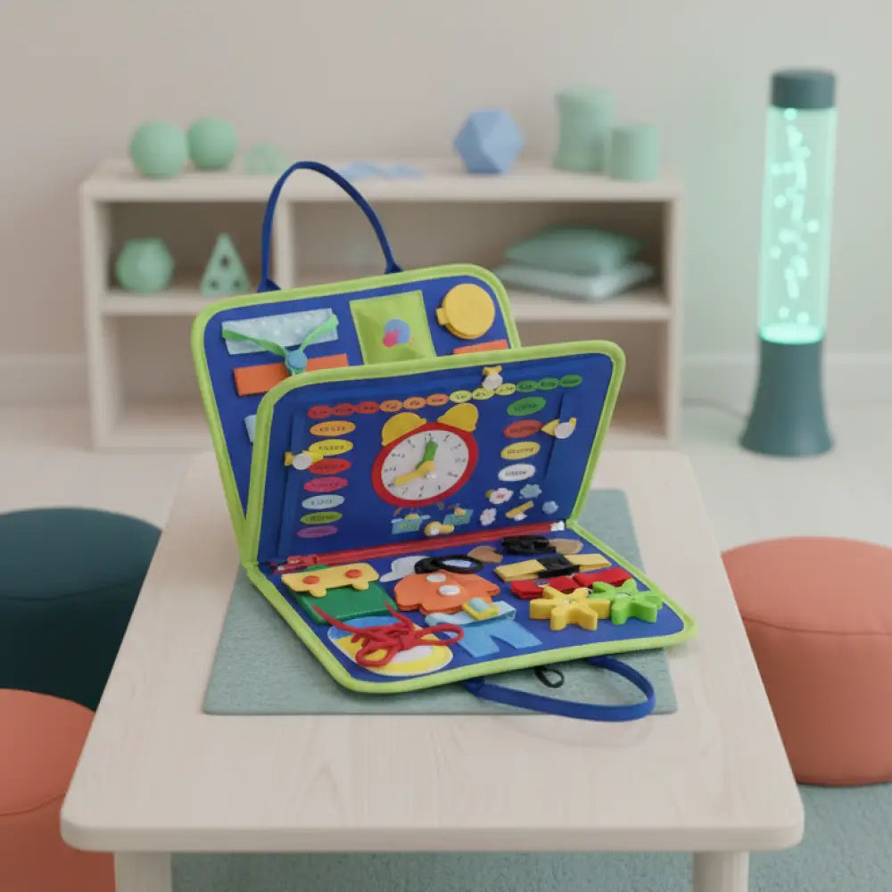 Busy Board Montessori Mochila Incluo - imagem 8