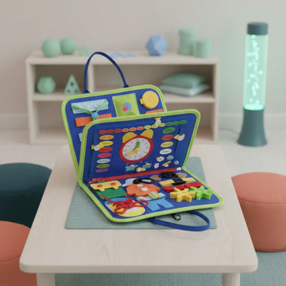 Busy Board Montessori Mochila Incluo - imagem 8