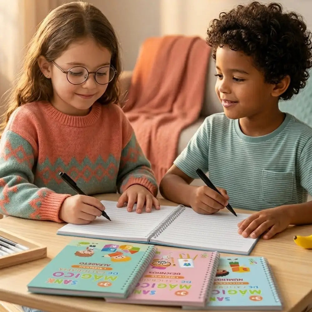 Caderno de Caligrafia Reutilizavel Montessori Incluo - imagem 2