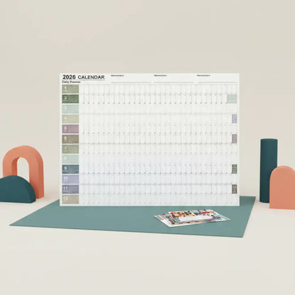 Calendario Planejador 2026 de Parede Incluo - imagem 12