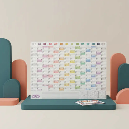 Calendario Planejador 2026 de Parede Incluo - imagem 16